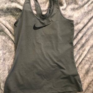 Gray Nike tank